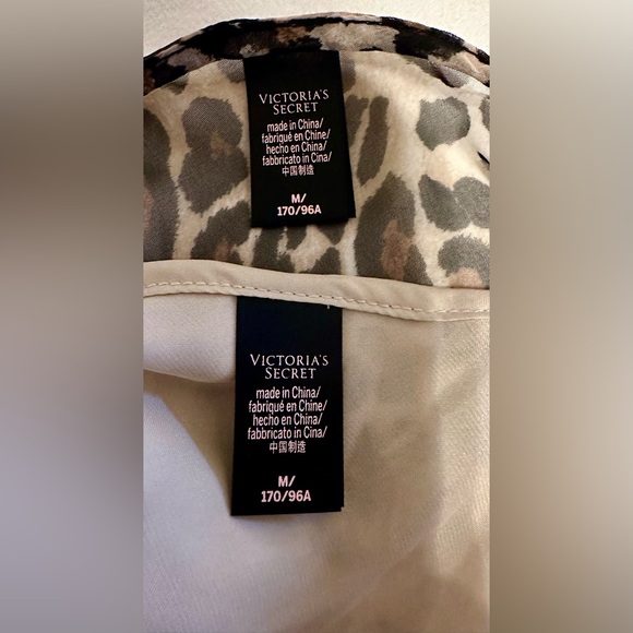 NWOT. Victoria’s Secret Embellished Ruffle Leopard Slip Dress. Size M. - Picture 6 of 7